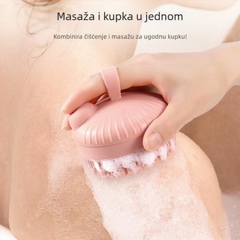 Tuš četka/masažna četka – silikon, višefunkcionalna, prilagodba dostupna, privatna marka moguća, kutija 100 kom, izdanje zima 2024