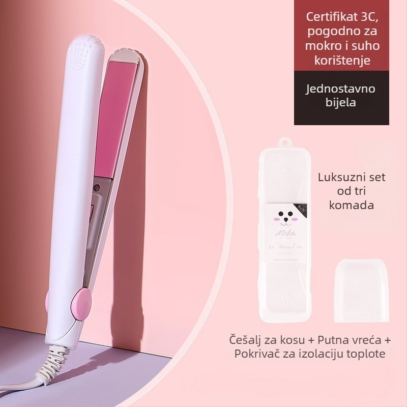 Uređaj za kosu – dvostruka upotreba (kovrčanje i ravnanje) – podesiva temperatura, 20W, 220V, ekološka legura, stiliziranje manje od 1 minute