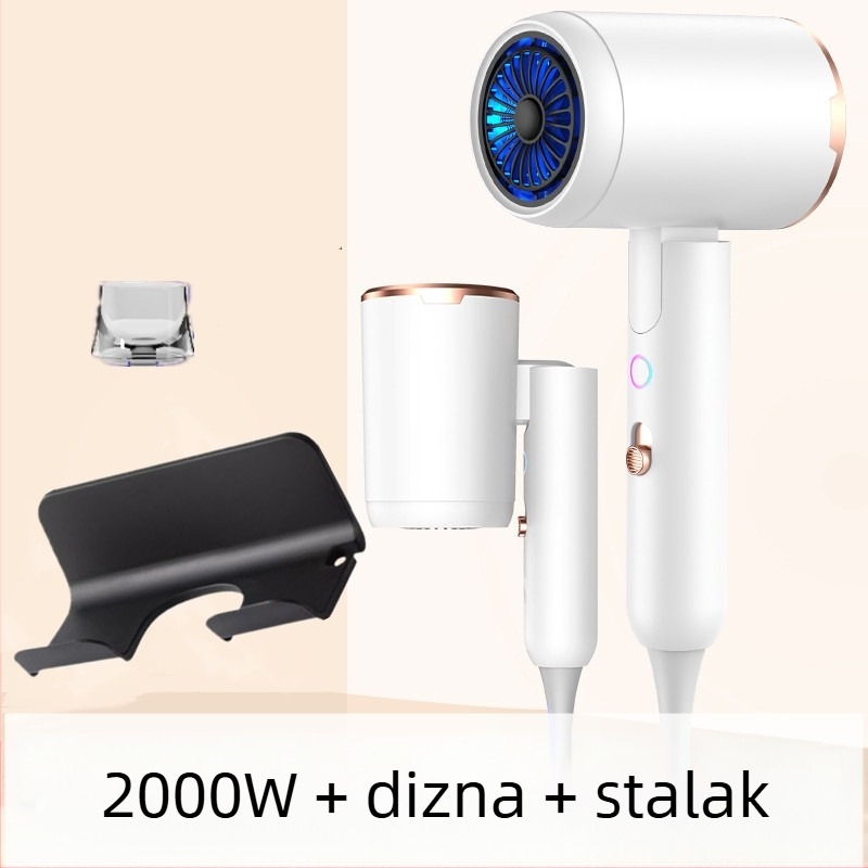 Sklopivo sušilo za kosu 2000W, hladan/topli zrak, 3 brzine, 220V