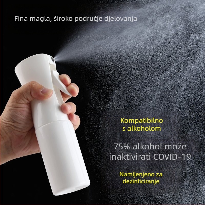Plastična bočica za raspršivanje alkohola — visokotlačno, ultra-fino raspršivanje, za frizerske salone, Dutch Kettle (Plastic; Sprinkler/Spray Bottle; Brand: Dutch Kettle; Applicable: Alcohol disinfection, hair salon)