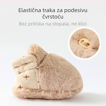 Jesensko-zimske cipele za bebe i djecu, tople pamučne čizme s mekom sole i fleece podstavom