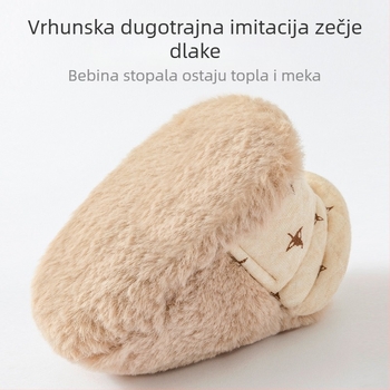 Jesensko-zimske cipele za bebe i djecu, tople pamučne čizme s mekom sole i fleece podstavom