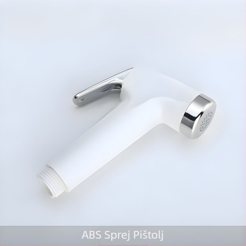 Set tuša za bidet i WC, zidna montaža, ABS, okrugli tuš, 20 mm priključak, kišna funkcija