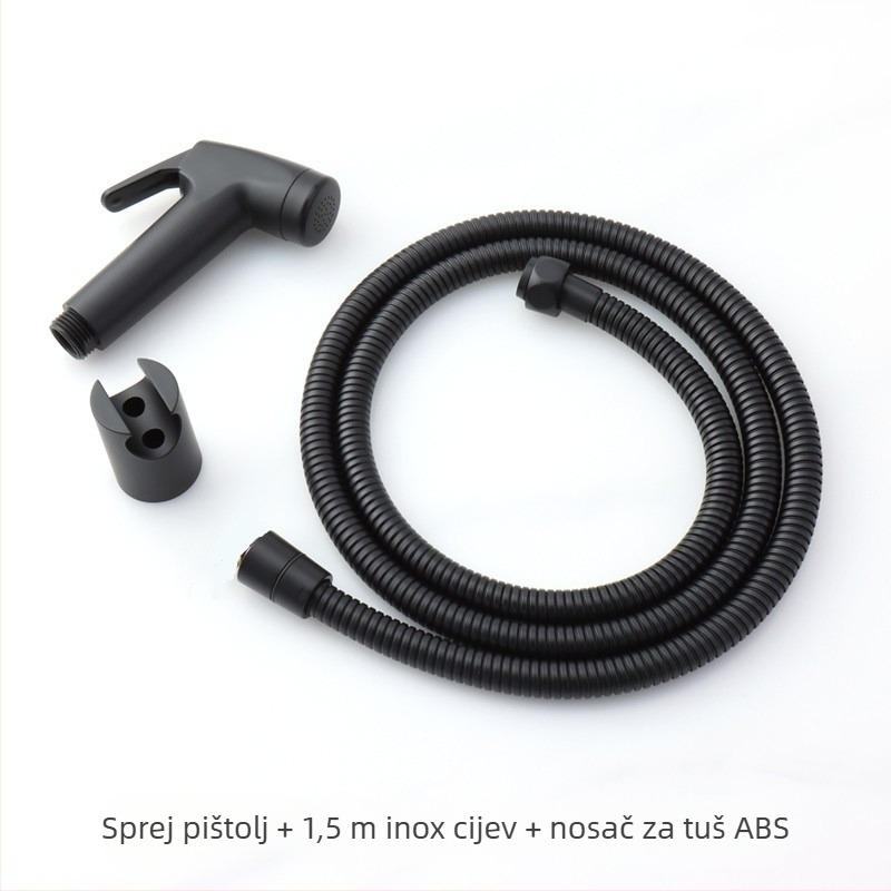 Set tuša za bidet i WC, zidna montaža, ABS, okrugli tuš, 20 mm priključak, kišna funkcija