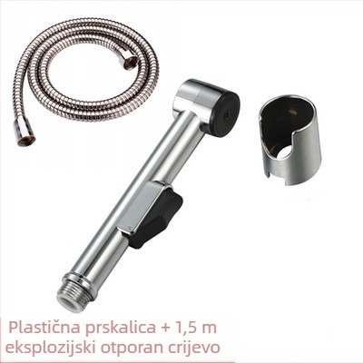 ABS plastična ručna tuš prskalica za zahod s kompletnim setom, model HU-887, pod tlakom, ručno spajanje, radna temperatura 80°C