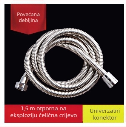 ABS plastična ručna tuš prskalica za zahod s kompletnim setom, model HU-887, pod tlakom, ručno spajanje, radna temperatura 80°C