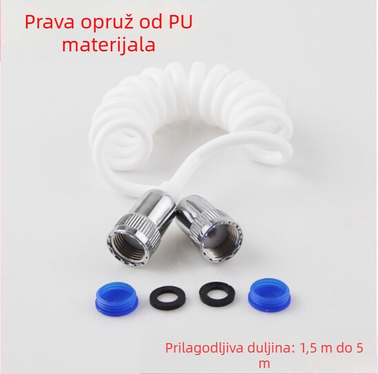 ABS plastična ručna tuš prskalica za zahod s kompletnim setom, model HU-887, pod tlakom, ručno spajanje, radna temperatura 80°C