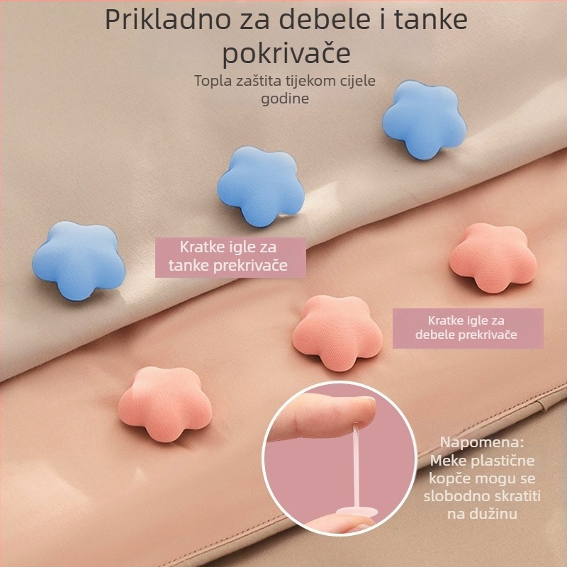 Držač za deku i plahtu s nevidljivim mehanizmom za učvršćivanje, bez igle, ABS + pamuk, Zhejiang