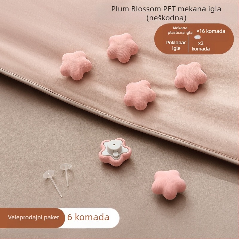 Držač za deku i plahtu s nevidljivim mehanizmom za učvršćivanje, bez igle, ABS + pamuk, Zhejiang