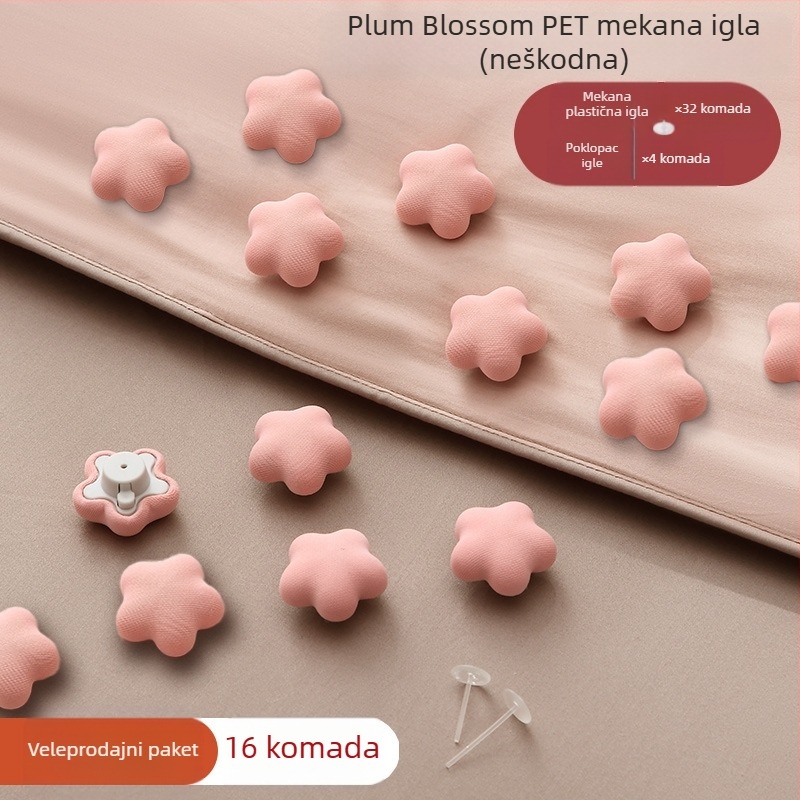 Držač za deku i plahtu s nevidljivim mehanizmom za učvršćivanje, bez igle, ABS + pamuk, Zhejiang