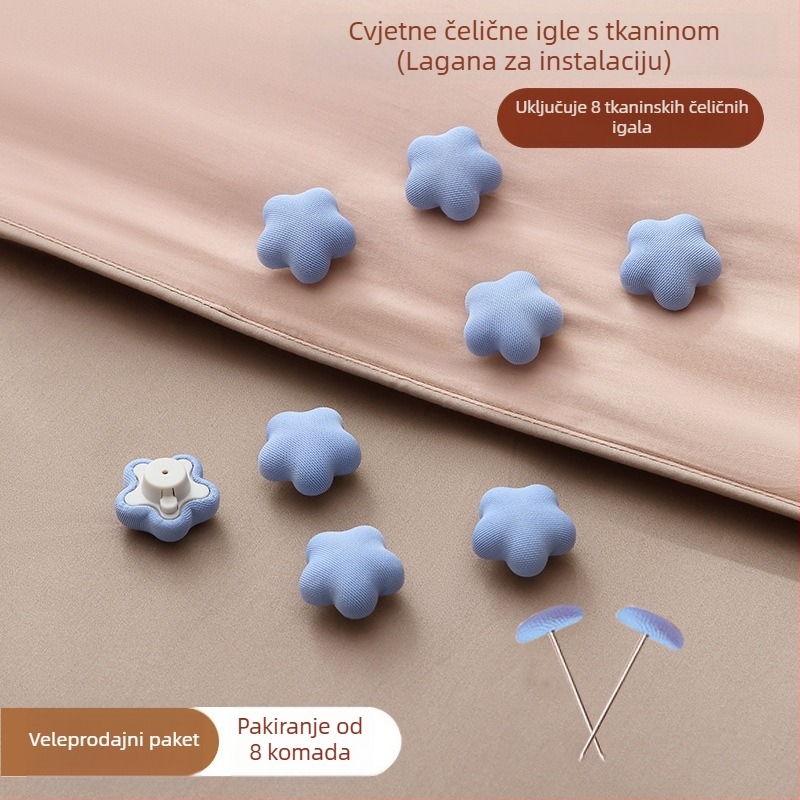 Držač za deku i plahtu s nevidljivim mehanizmom za učvršćivanje, bez igle, ABS + pamuk, Zhejiang