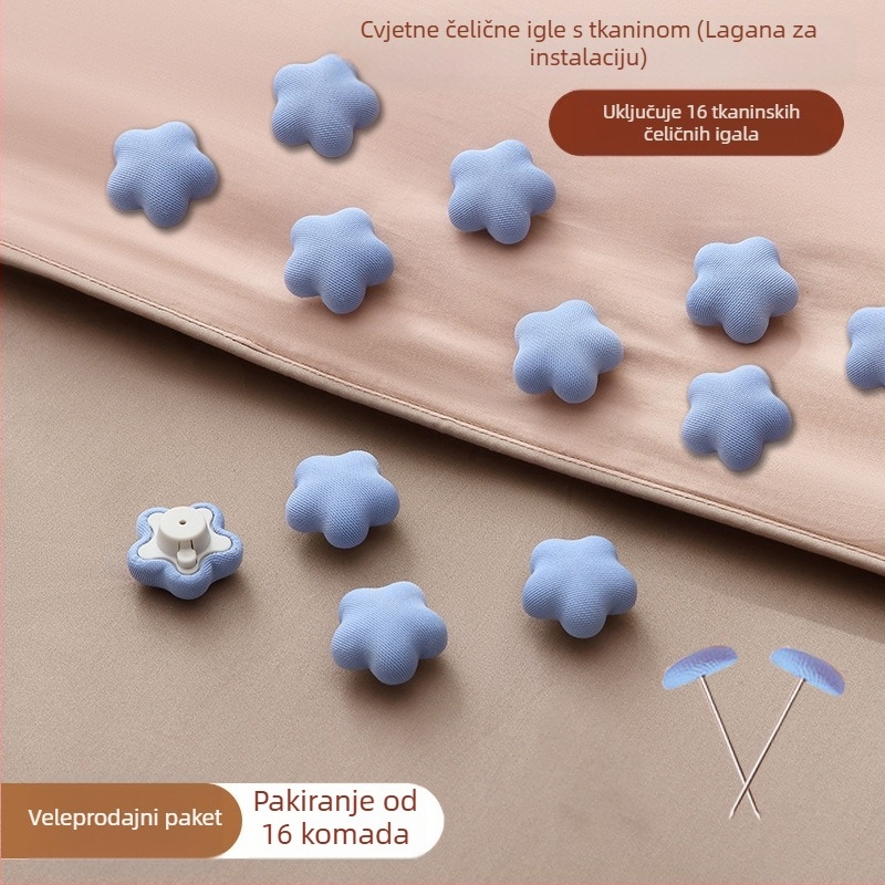 Držač za deku i plahtu s nevidljivim mehanizmom za učvršćivanje, bez igle, ABS + pamuk, Zhejiang