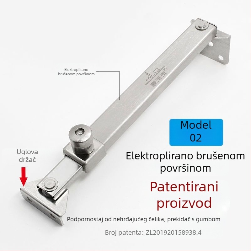 Prozor sigurnosni zasun, bez bušenja, zaštita djece, aluminijski legura i plastični čelik, za vanjske prozore, marka Deyibao