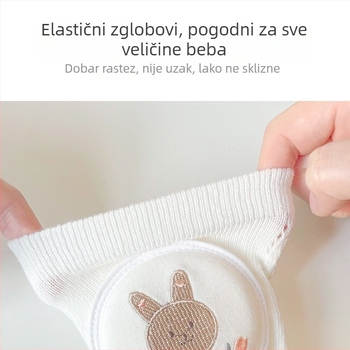 Dječja koljena zaštita s prozračnom mrežicom, izvezeni, elastični pamuk, za puzanje i vanjske aktivnosti, dob 1–3 godine