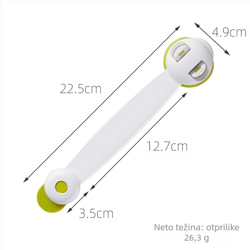 Dječja sigurnosna brava za ladice i ormariće – zaštita od ozljeđivanja prstiju, brava za ladicu, kompatibilno s hladnjakom i kliznim vratima