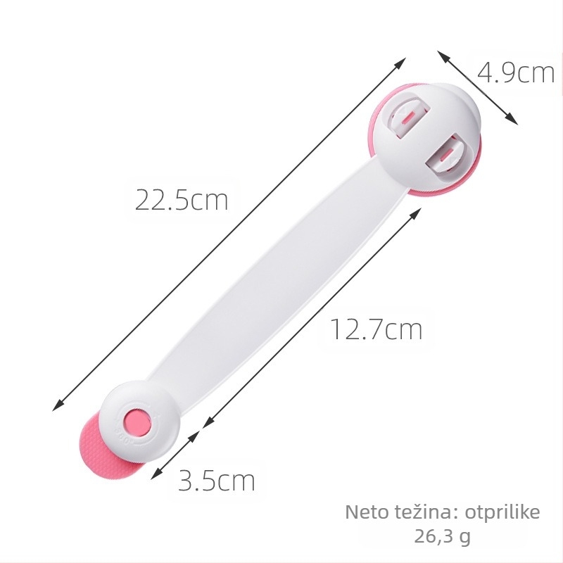 Dječja sigurnosna brava za ladice i ormariće – zaštita od ozljeđivanja prstiju, brava za ladicu, kompatibilno s hladnjakom i kliznim vratima