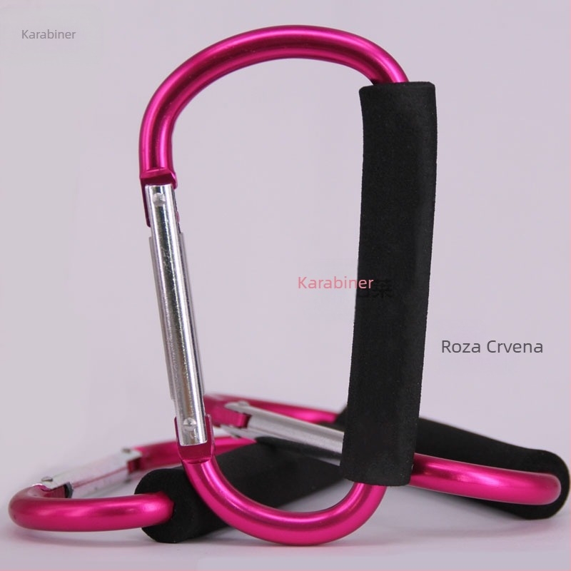 D-tip aluminijski karabin od legure aluminija, Hebrew marka, nosivost 30 kg