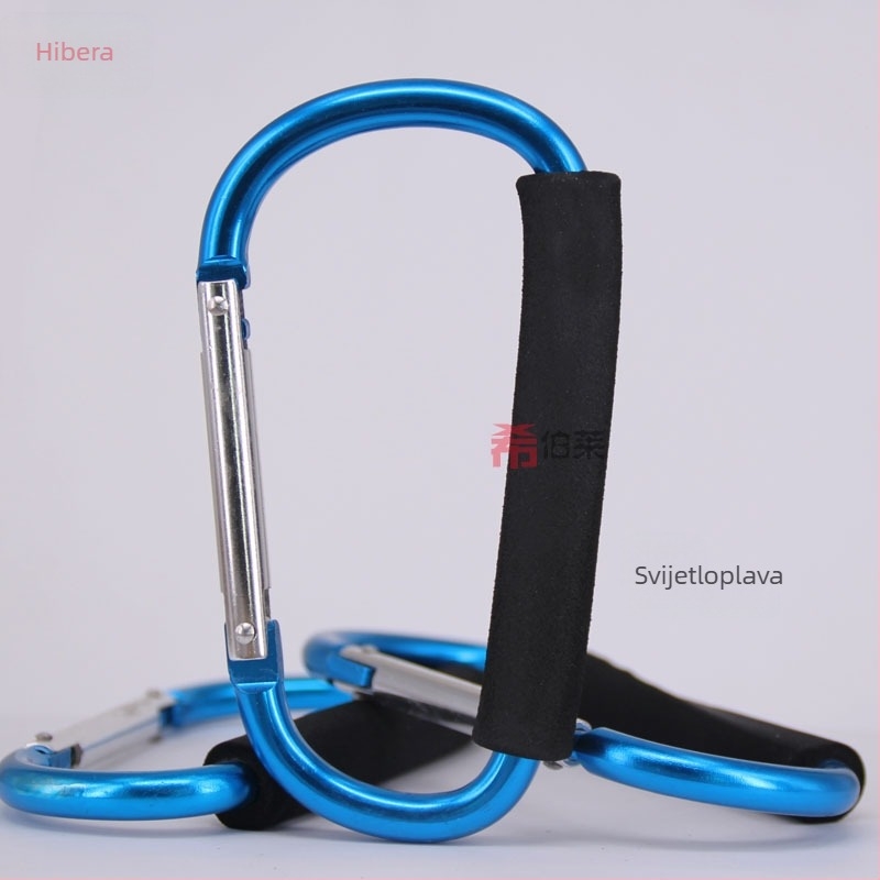 D-tip aluminijski karabin od legure aluminija, Hebrew marka, nosivost 30 kg