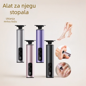  Električni pilnik za stopala s 9 razina podešavanja, punjiv, tih - uklanja mrtvu kožu i žuljeve