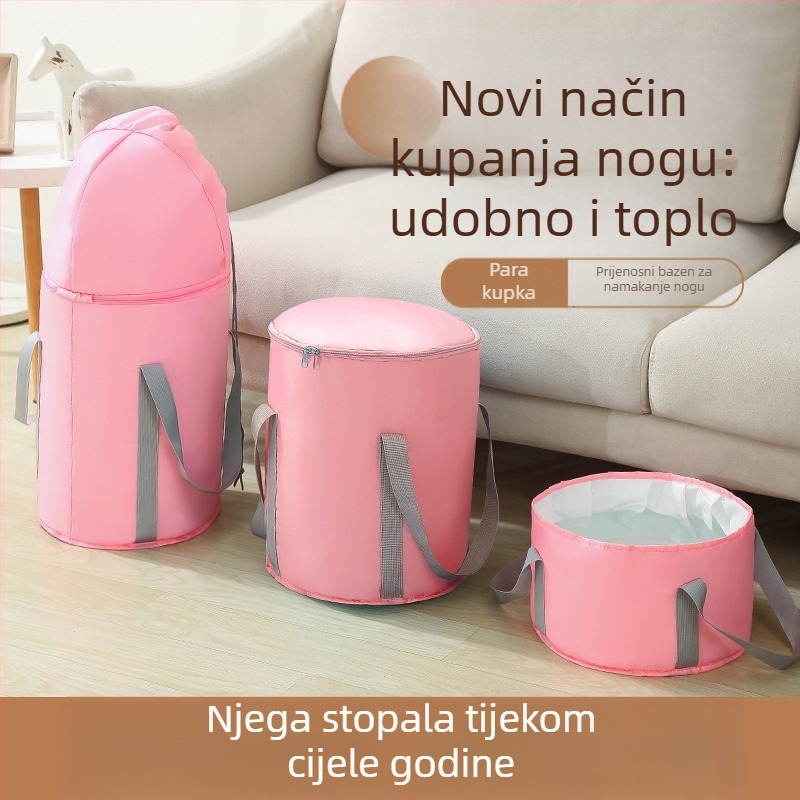 Beisi prijenosna kadica za stopala – sklopiva, podignuta konstrukcija, Twill 210d materijal, za namakanje stopala