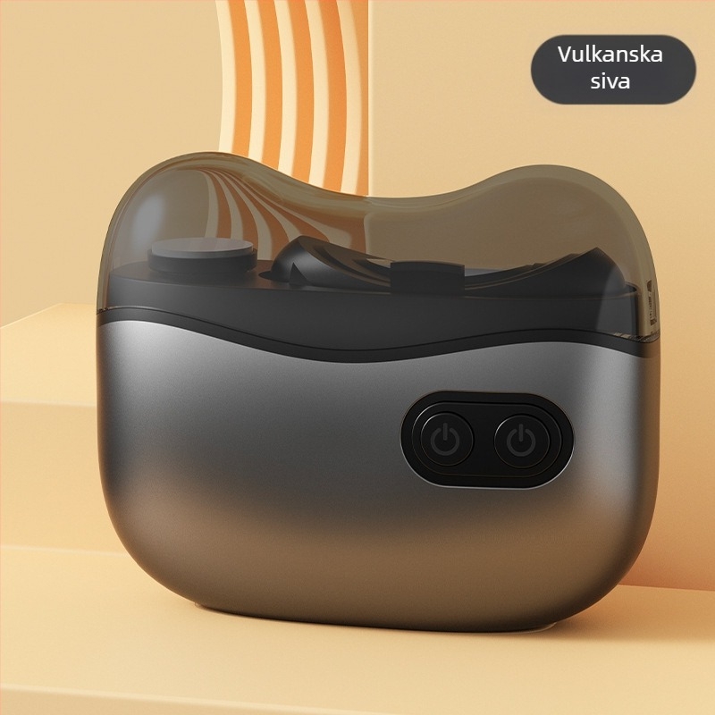 Dvostruki električni polir za nokte – kućna upotreba, ABS + nehrđajući čelik, dimenzije 8.8 x 7.2 cm, težina 120 g, baterija 400 mAh