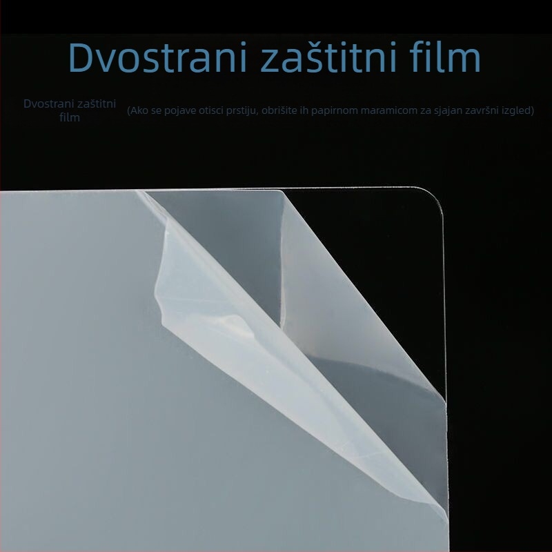 Stalak za prikaz uzoraka kartica boja nokti (prozirni akril, magnetska traka)