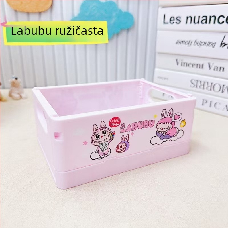 Sklopiva plastična kutija za kozmetiku, stolna verzija, kvadratnog oblika, s logom Can, prilagodljivo