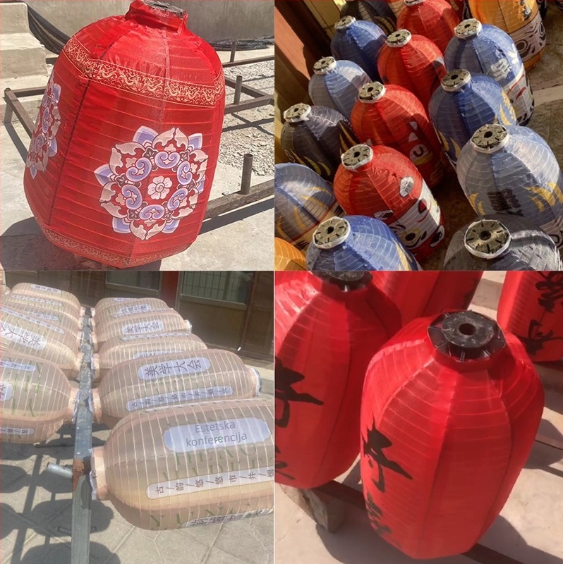 Fenjer u japanskom stilu — ovalnog oblika, ručna izrada, DIY, Daaiwang