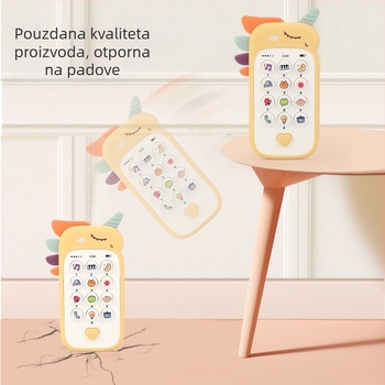 Obrazovni stroj priča s simuliranim mobitelom za bebe i djecu — Električno, ponovno punjivo, glazba i vokalizacija, emocionalna interakcija, igre roditelj-dijete