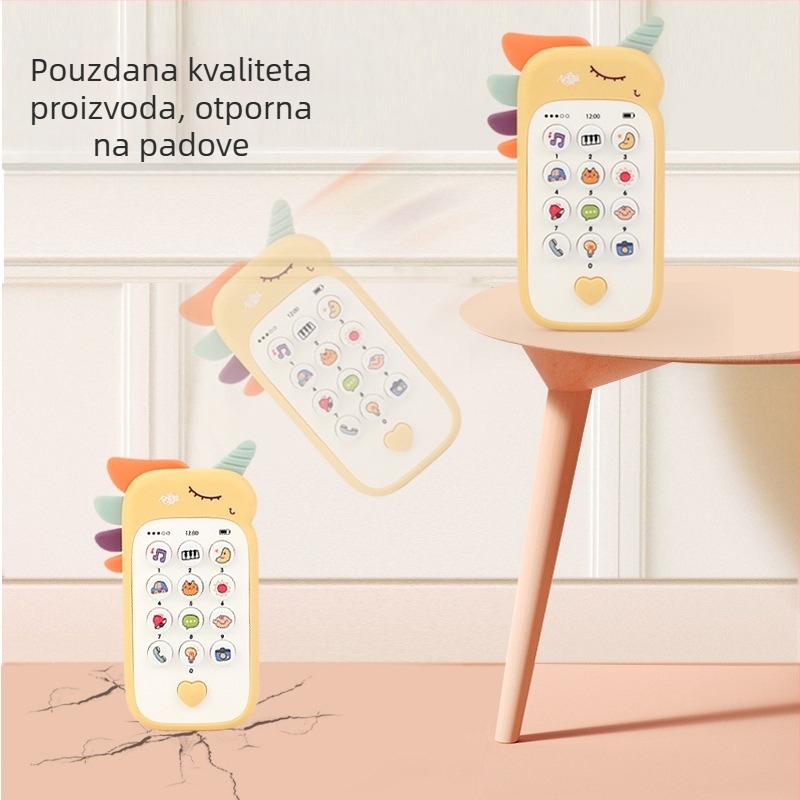 Obrazovni stroj priča s simuliranim mobitelom za bebe i djecu — Električno, ponovno punjivo, glazba i vokalizacija, emocionalna interakcija, igre roditelj-dijete