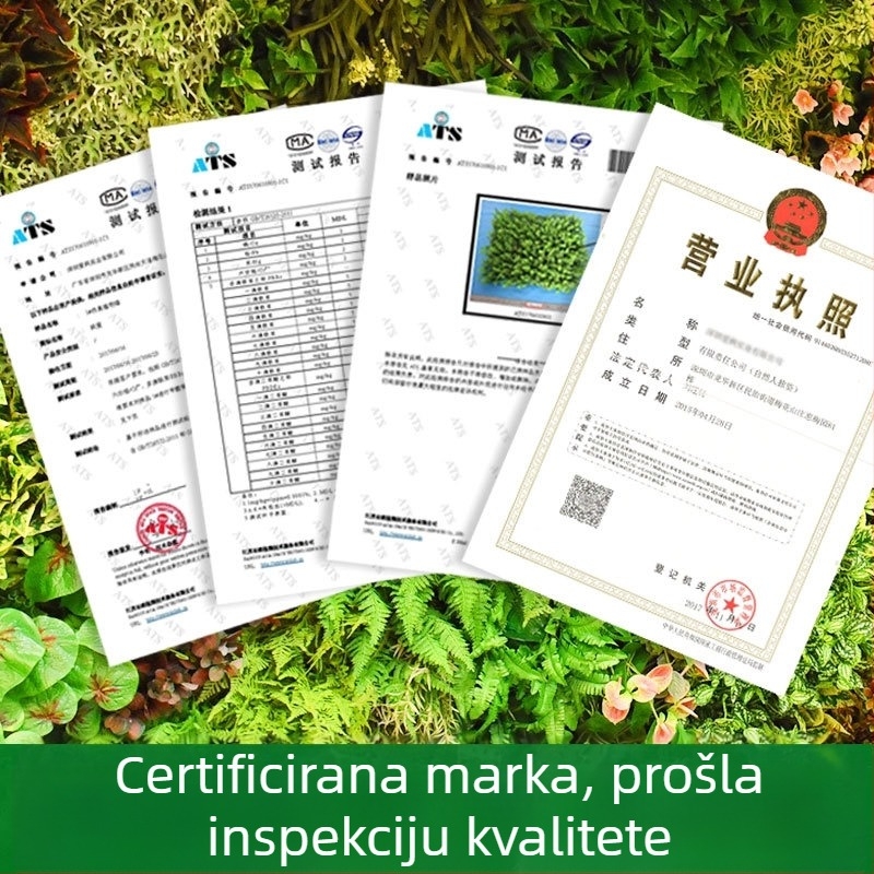 Simulirana zidna biljka pozadina za vitrine — Green Craft, plastika, injekcijsko oblikovanje, vrsta: Zeleni radič, Namjena: dekoracija, vanjska, vjenčanja, rekviziti za fotografiju