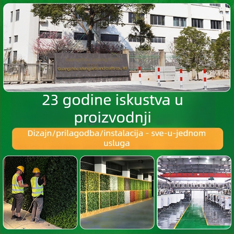 Simulirana zidna biljka pozadina za vitrine — Green Craft, plastika, injekcijsko oblikovanje, vrsta: Zeleni radič, Namjena: dekoracija, vanjska, vjenčanja, rekviziti za fotografiju
