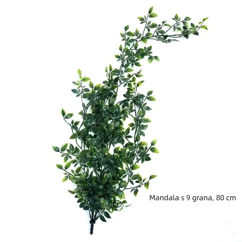 Umjetni viseći bonsai eukaliptus, plastične cvjetove, unutarnja i vanjska dekoracija