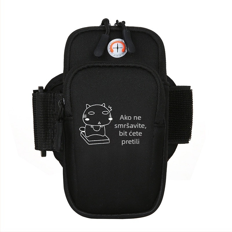 Torba za ruku za telefon za trčanje — ultra lagana, najlon, geometrijski uzorak, za vanjske sportove