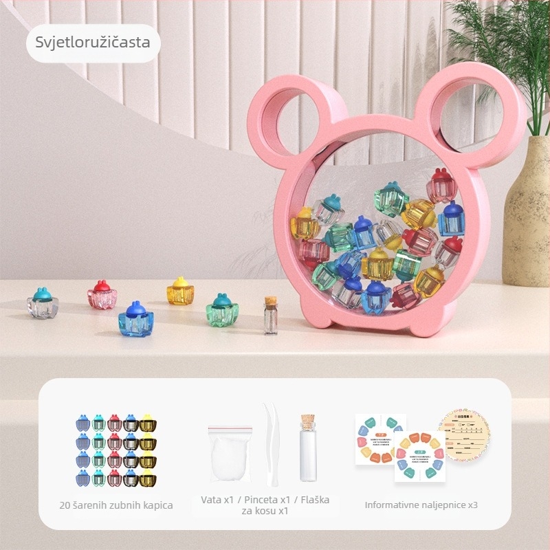 Kutija za čuvanje dječjih mliječnih zuba - zbirni suvenir, Model 111, Plastika, 18L, Japanski stil