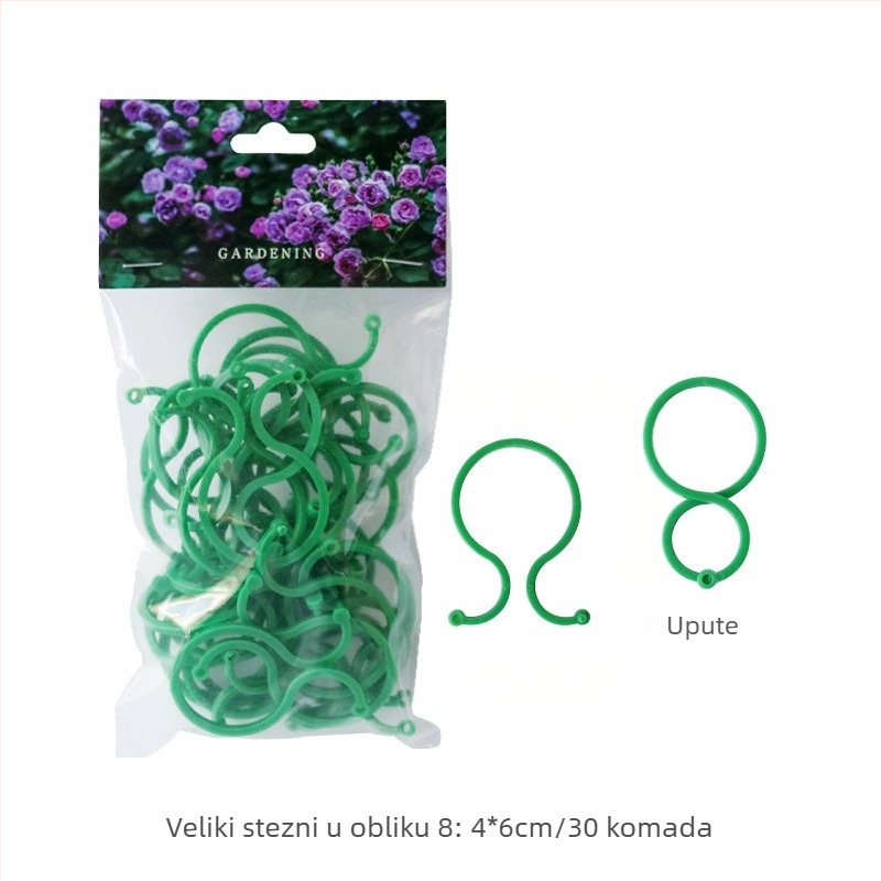 Kućni set za vrtlarstvo s PP plastičnim vezicama za pričvršćivanje biljaka — Mo-Cho