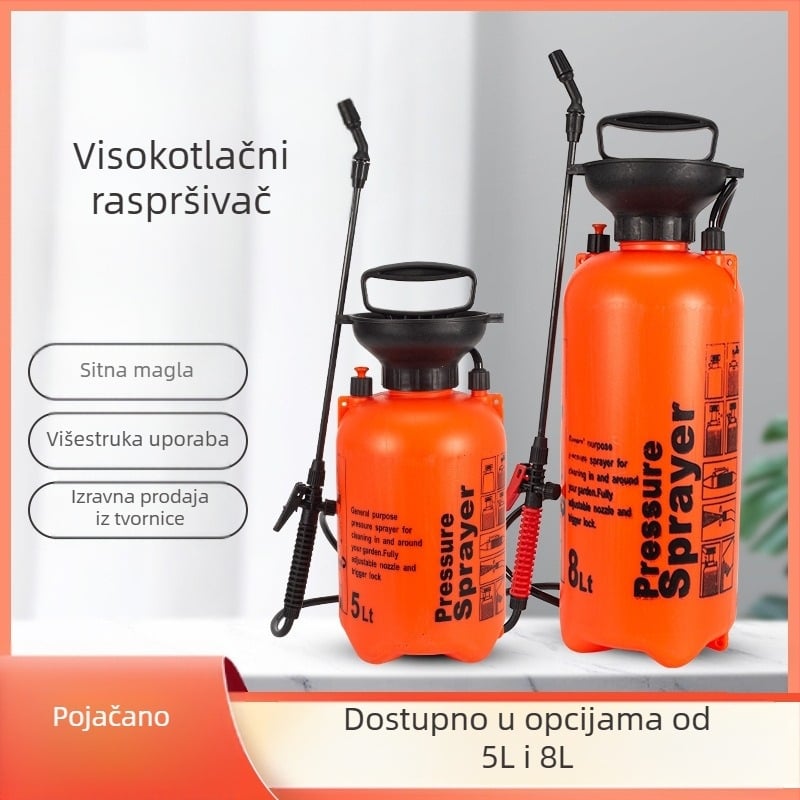 Lunong plastični vrtni prskalice za zalijevanje, primjenu pesticida i dezinfekciju