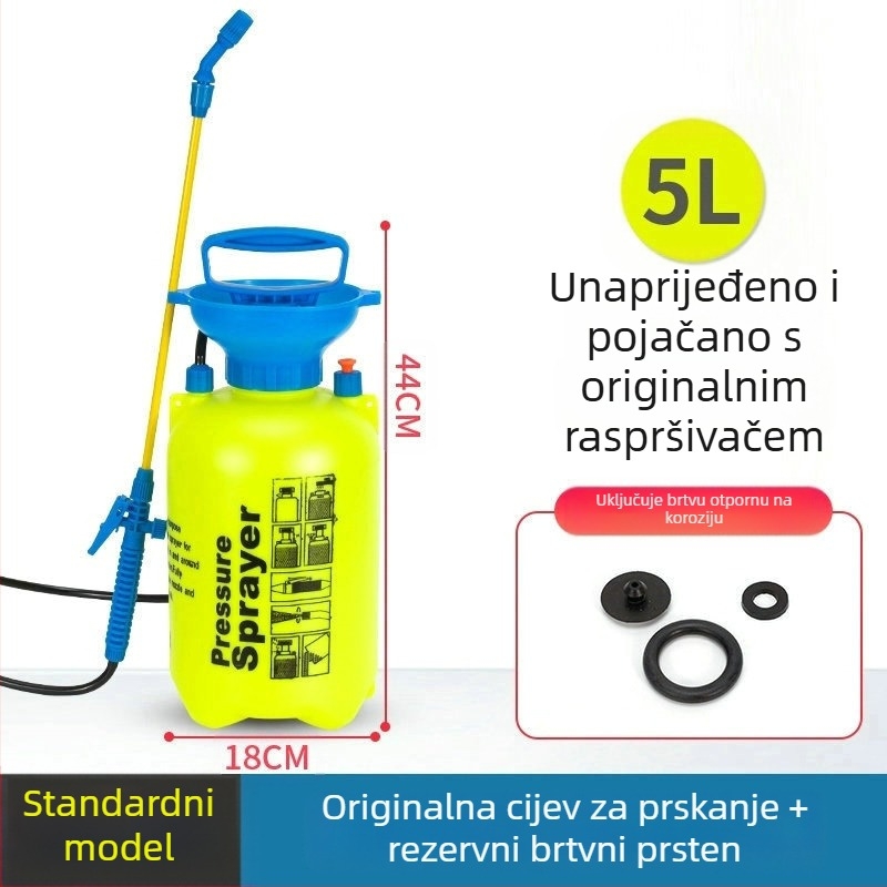 Lunong plastični vrtni prskalice za zalijevanje, primjenu pesticida i dezinfekciju