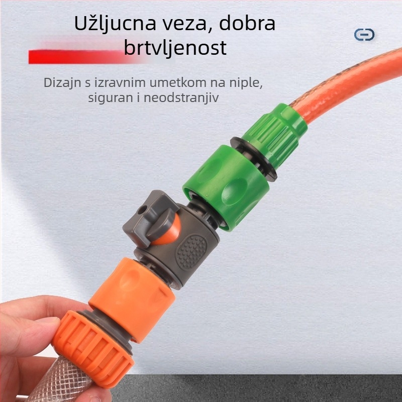 Plastični kuglasti ventil za pranje automobila s brzim priključkom, model Hongying, debljina zida 2 mm, klasa A