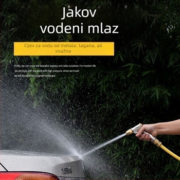 Visokotlačni pištolj za pranje automobila s konstrukcijom od legure, višefunkcijski nastavak za četku, set za zalijevanje