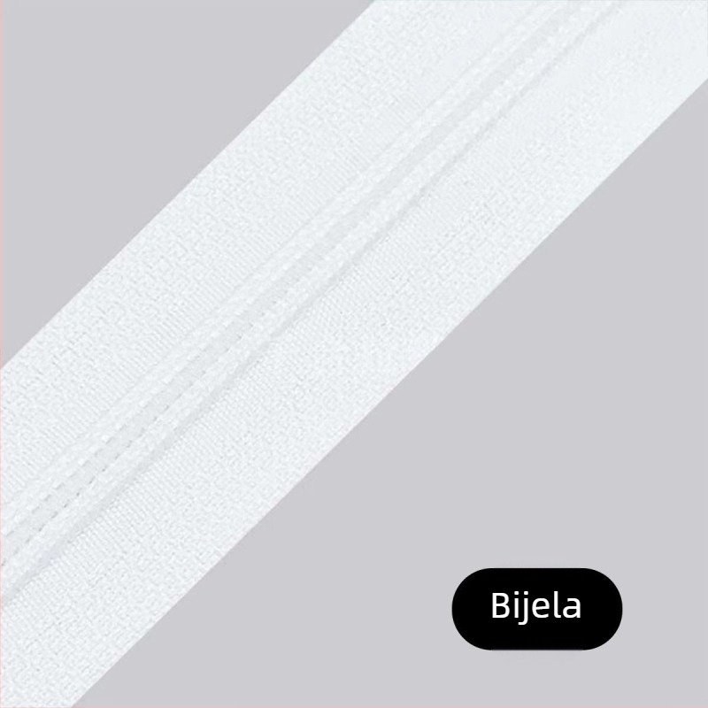 Najlonski zatvarač s 28 zubaca, paket od 200 jardi plastičnih zubi za torbe, ruksake i odjeću