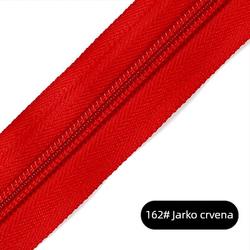 Najlonski zatvarač s 28 zubaca, paket od 200 jardi plastičnih zubi za torbe, ruksake i odjeću