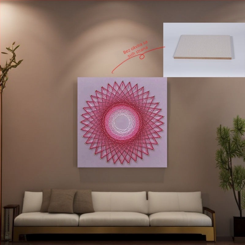 Geometrijski set umjetničkih čavli za DIY tkanje — Univerzalni okvir, Kineski stil (Marka: Other; Okvir: Univerzalni model; Stil: Kineski stil)