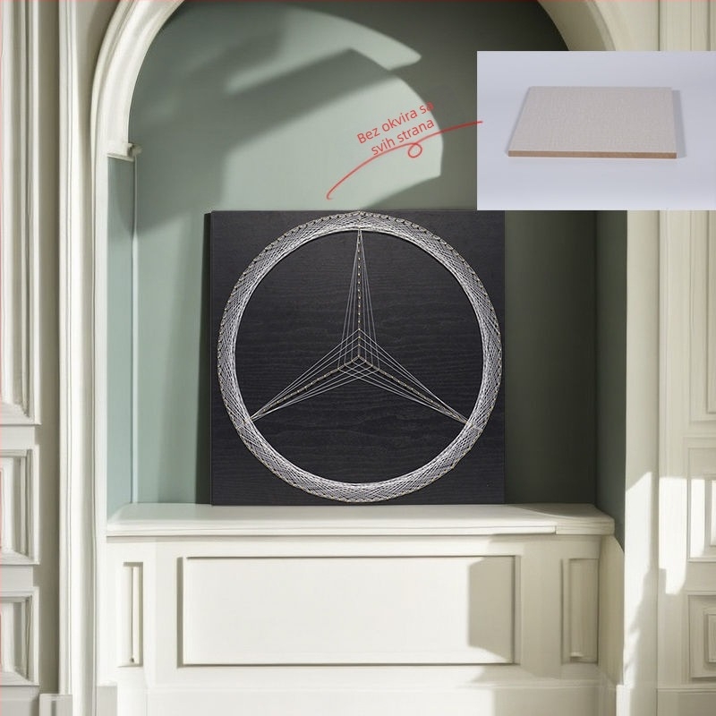 Geometrijski set umjetničkih čavli za DIY tkanje — Univerzalni okvir, Kineski stil (Marka: Other; Okvir: Univerzalni model; Stil: Kineski stil)