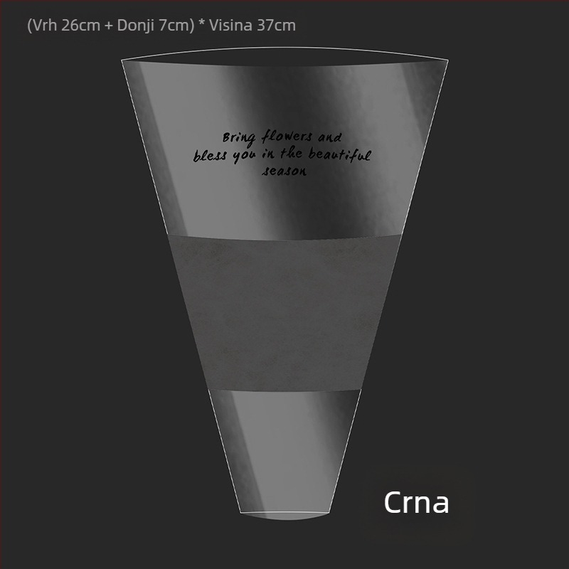 Torba za pakiranje cvijeća, prozirni OPP materijal, dizajn s više vrećica, marka Shangjin