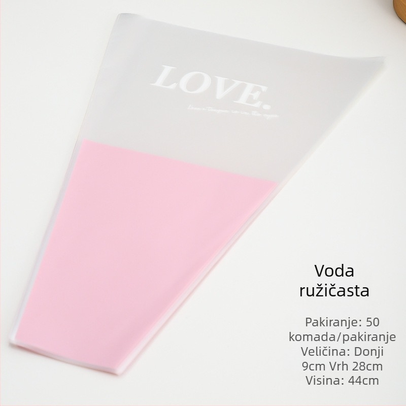 Torba za pakiranje cvijeća, prozirni OPP materijal, dizajn s više vrećica, marka Shangjin