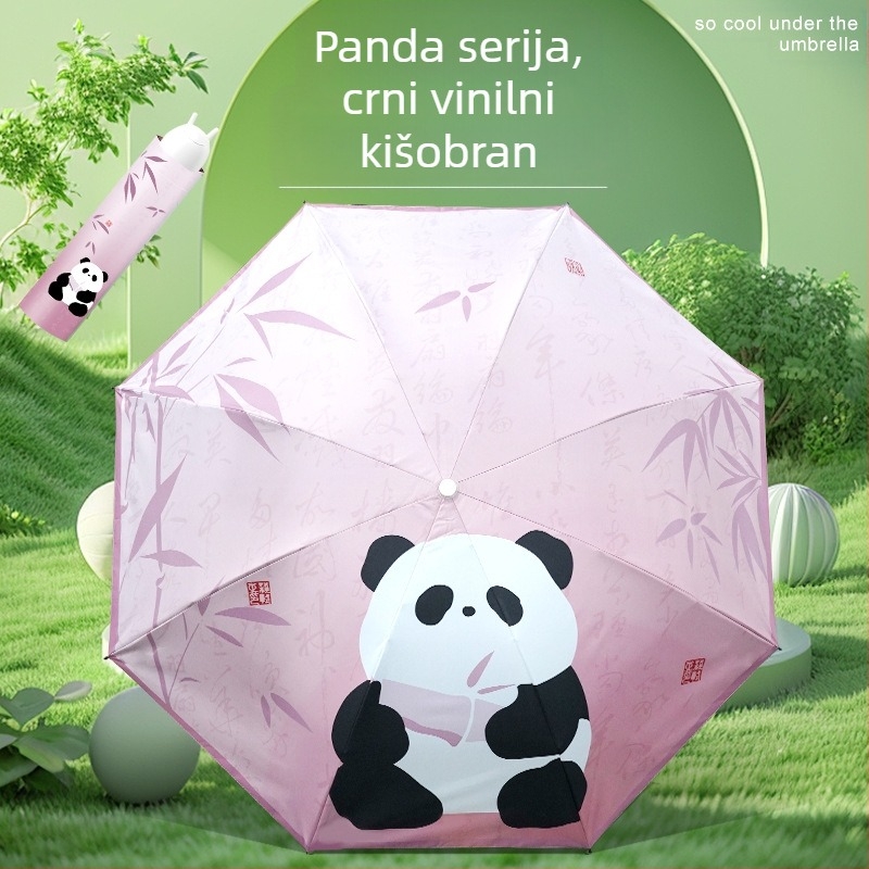 Kišobran u antiknom stilu s 16 rebara od aluminija, sklopivi, UV zaštita UPF50+, platno 170T