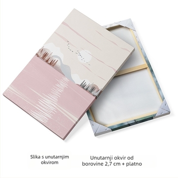 Platno zidna slika Painting Fort; pejzaž i crtani ilustracija; montaža: bez okvira, visi ili s okvirom; osnovni materijal: platno; proces bojenja sprejom
