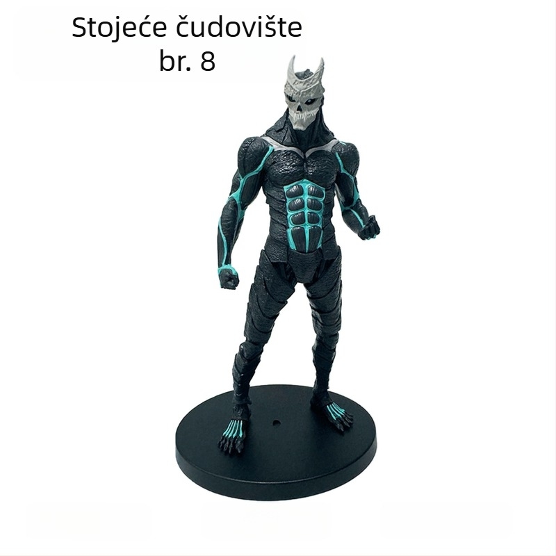 Figura Monster No.8 - desktop ukras s pomičnim zglobovima, vinil, sastavljena, za tinejdžere 15–17