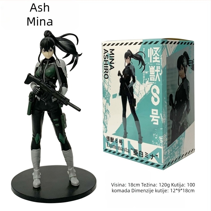 Figura Monster No.8 - desktop ukras s pomičnim zglobovima, vinil, sastavljena, za tinejdžere 15–17